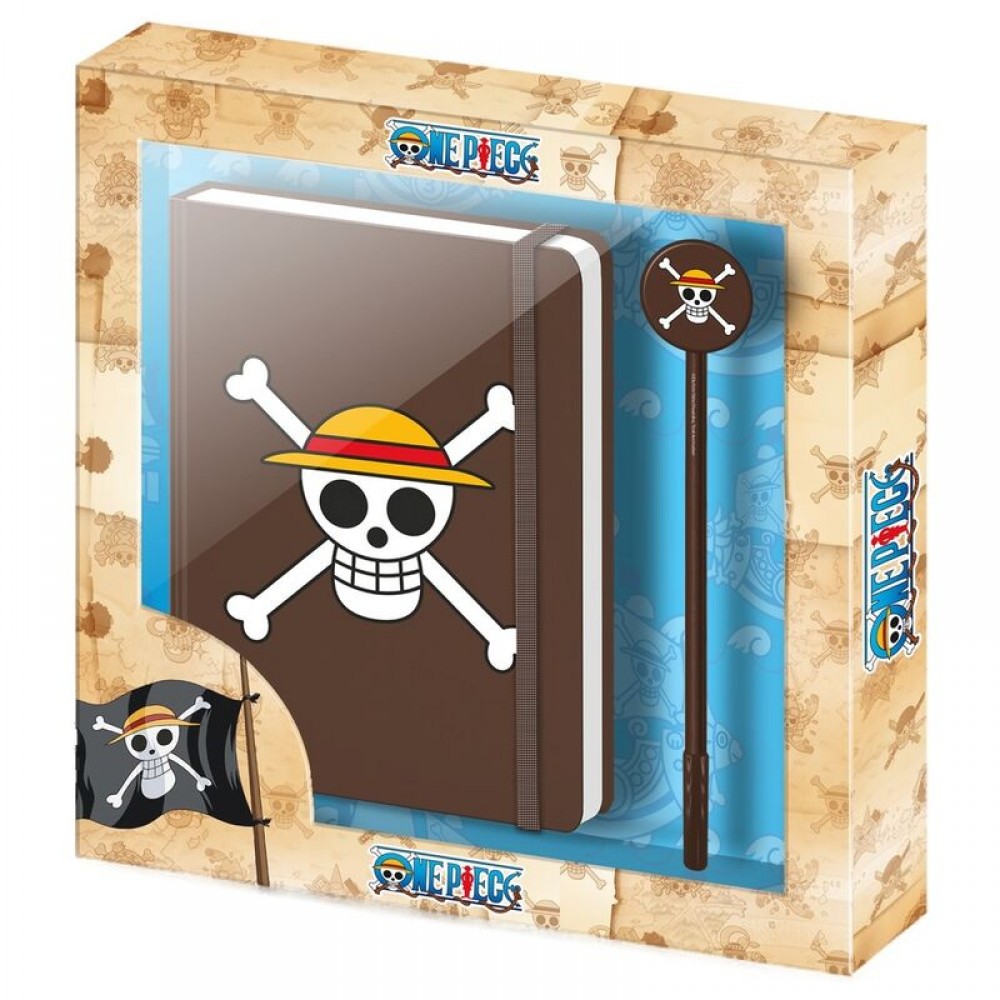 One Piece Set Ημερολόγιο με Λουκέτο + Στυλό