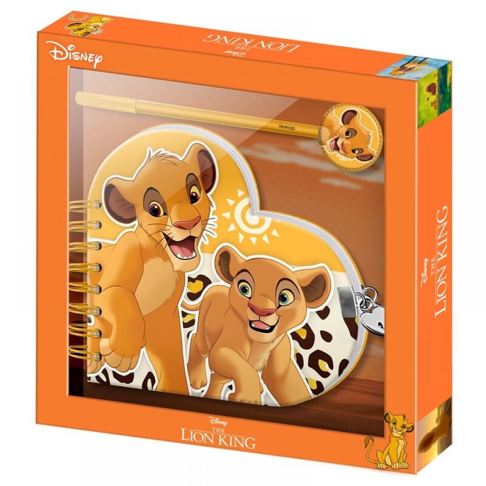 Disney The Lion King Ημερολόγιο με Λουκέτο + Στυλό
