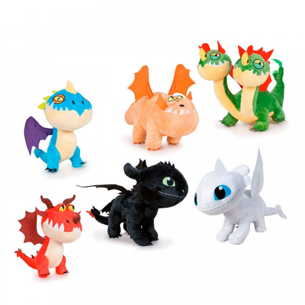 How to Train Your Dragon 3 Λούτρινο 19cm (Τυχαία Επιλογή)