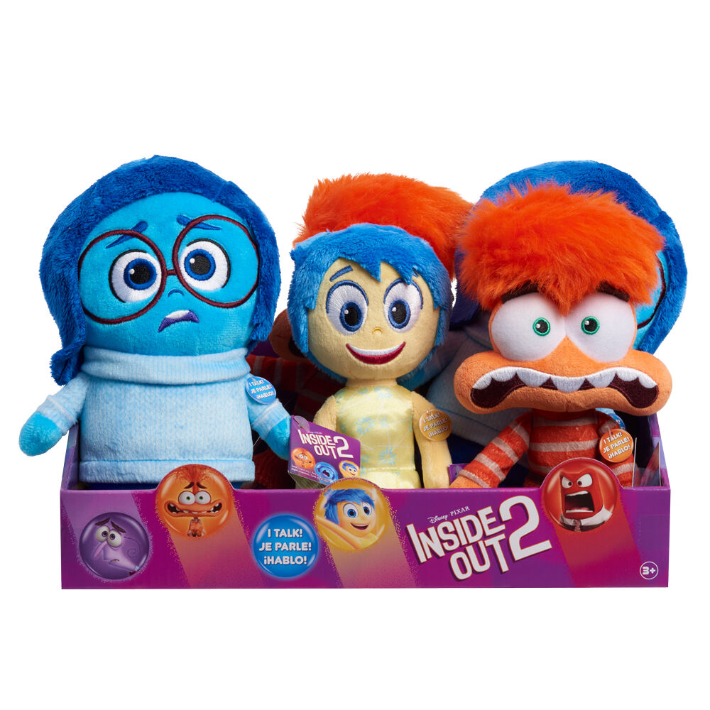Disney Pixar Inside Out 2 Λούτρινο 20cm Με Ήχο (Τυχαία Επιλογή)