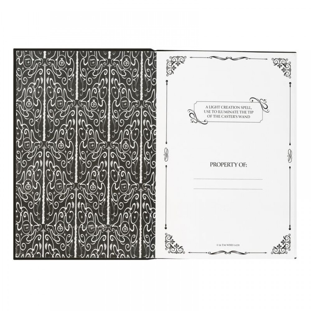 Harry Potter Lumos A5 premium led Notebook + Στυλό Σετ