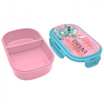 Disney Stitch lunch box + cutlery