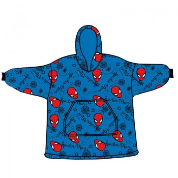 Poncho kids oversize Marvel Spiderman