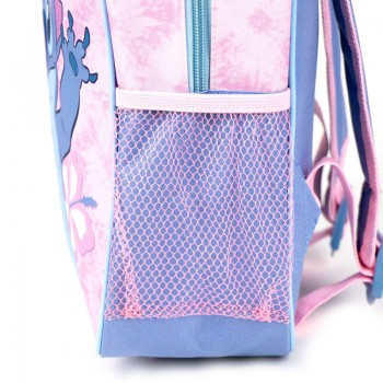 Disney Stitch Ροζ backpack 29cm