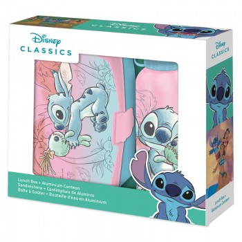 Lunch set Disney Stitch Με Φαγητοδοχείο - Παγούρι 500 ML