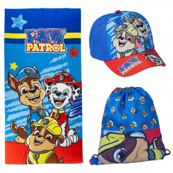 Paw Patrol set Πετσέτα Θαλάσσης + Καπέλο + Τσάντα