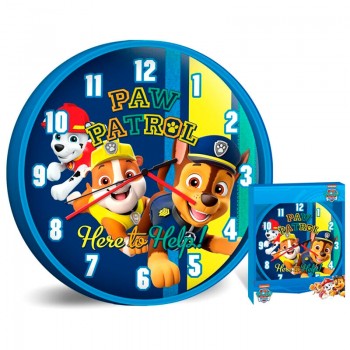 Paw Patrol Ρολόι Τοίχου 25cm