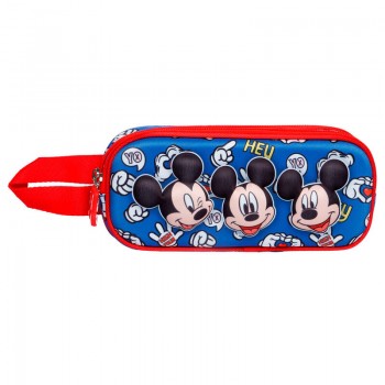 Mickey Disney Διπλή Κασετίνα 3D 