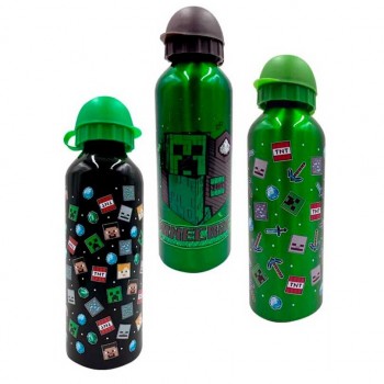 Minecraft aluminium canteen 500ml assorted (Τυχαία Επιλογή)