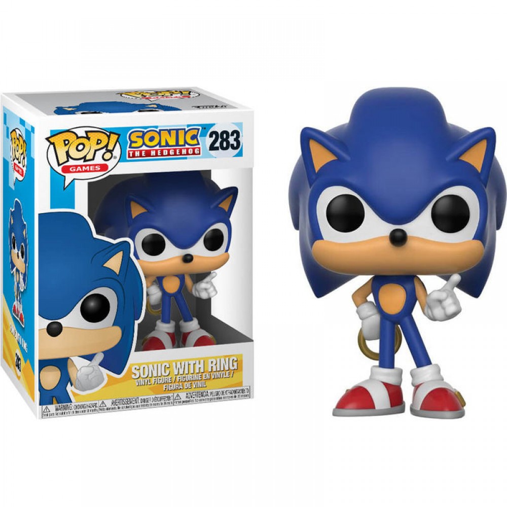 FUNKO POP figure Sonic with Ring