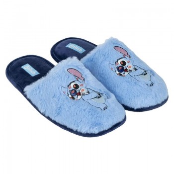 Disney Stitch Παντόφλες Ενηλίκων με Γουνάκι