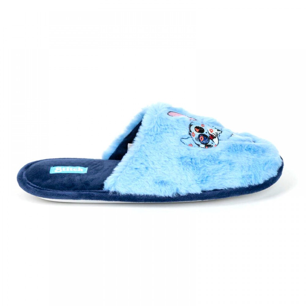 Disney Stitch Παντόφλες Ενηλίκων με Γουνάκι