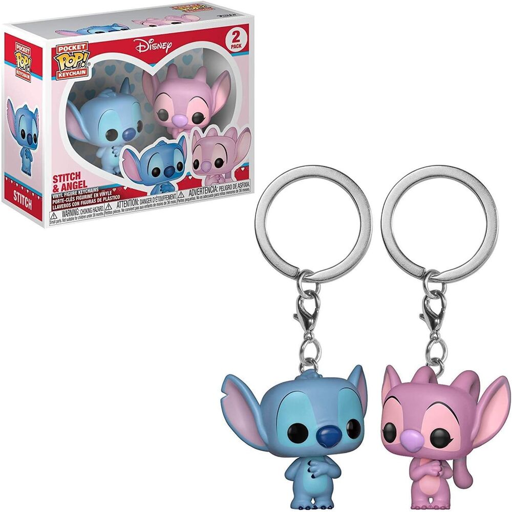 Pocket POP Disney Stitch & Angel Σετ Δώρου 2 Μπρελόκ