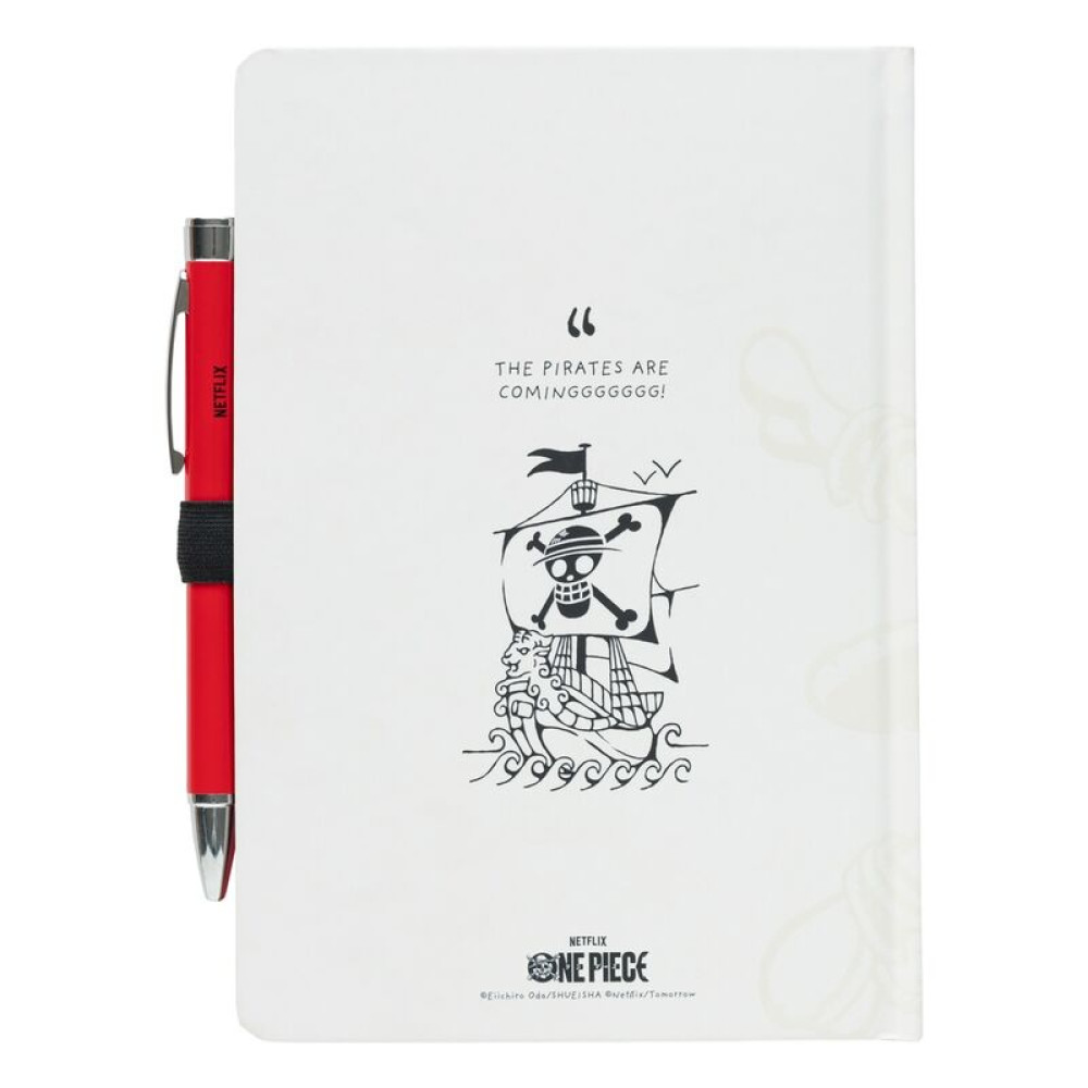 One Piece A5 Premium Notebook + Projector Στυλό