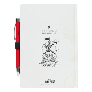One Piece A5 Premium Notebook + Projector Στυλό