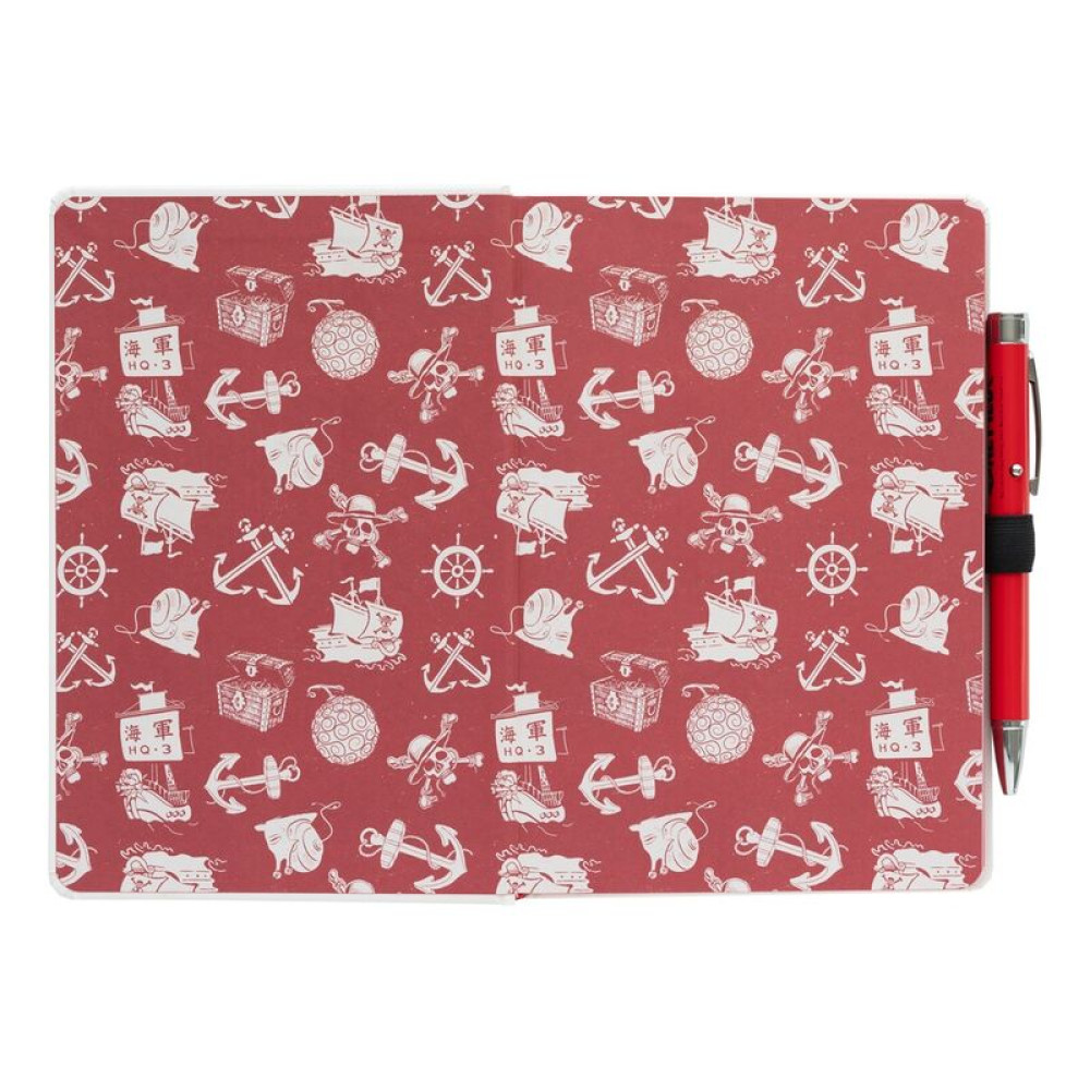 One Piece A5 Premium Notebook + Projector Στυλό