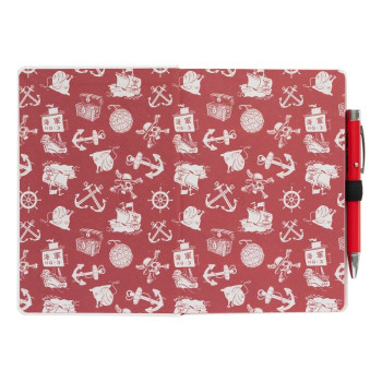 One Piece A5 Premium Notebook + Projector Στυλό