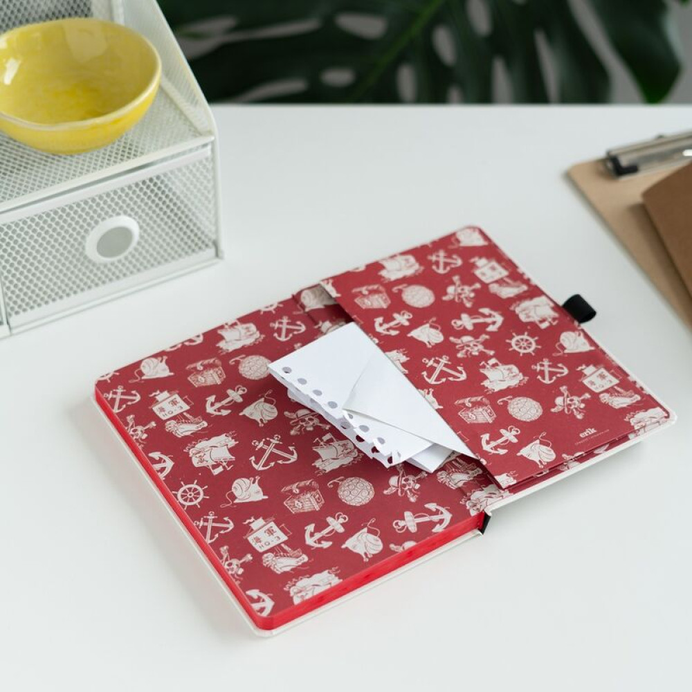 One Piece A5 Premium Notebook + Projector Στυλό