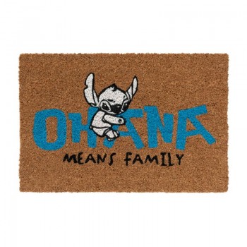 Disney Stitch Ohana Πατάκι Εισόδου Καφέ