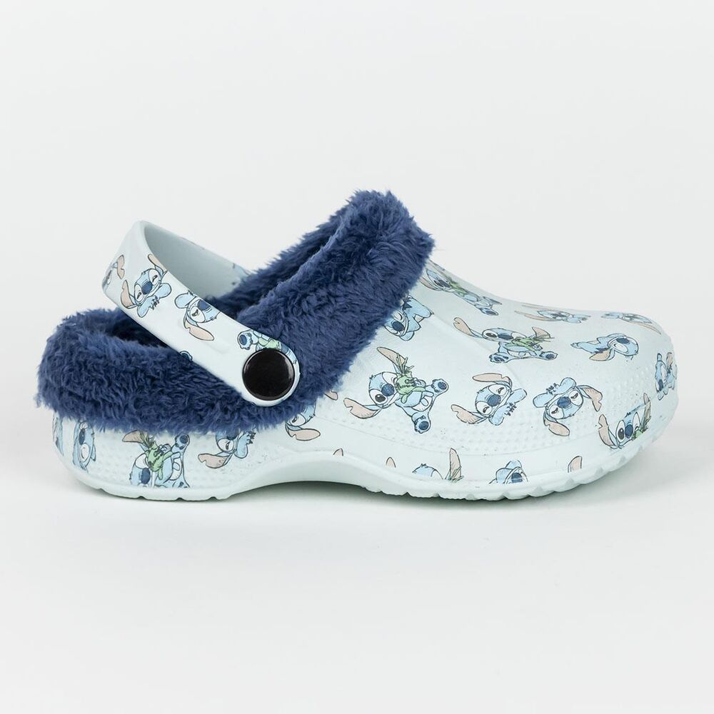 Disney Stitch Slippers Παντόφλες Παιδικά με Εσωτερικό Γουνάκι