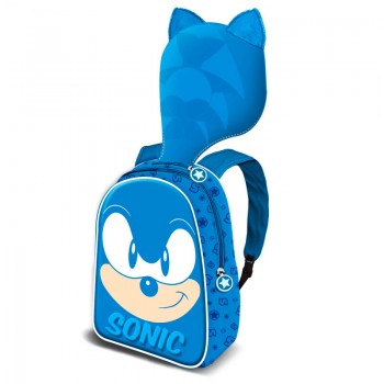 Sonic the Hedgehog hooded backpack 31cm