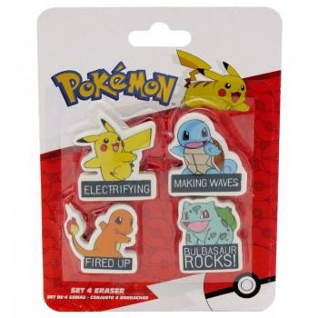 Pokemon set 4 Γόμες