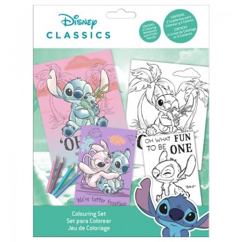 Disney Stitch coloring set