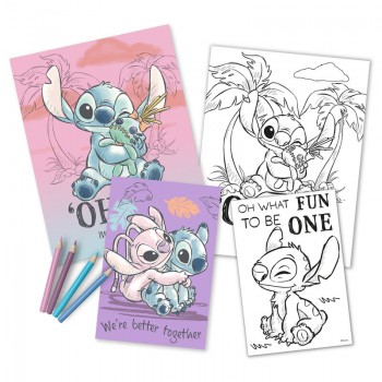 Disney Stitch coloring set