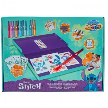 Disney Stitch Colouring airbrush set