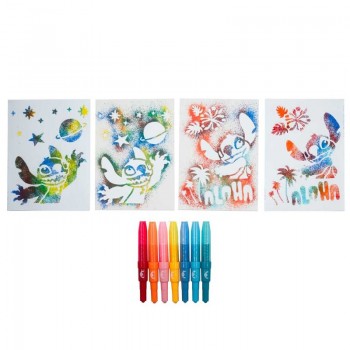 Disney Stitch Colouring airbrush set