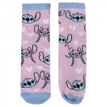 Disney Stitch Σετ 4 Ζευγάρια Παιδικές Κάλτσες 