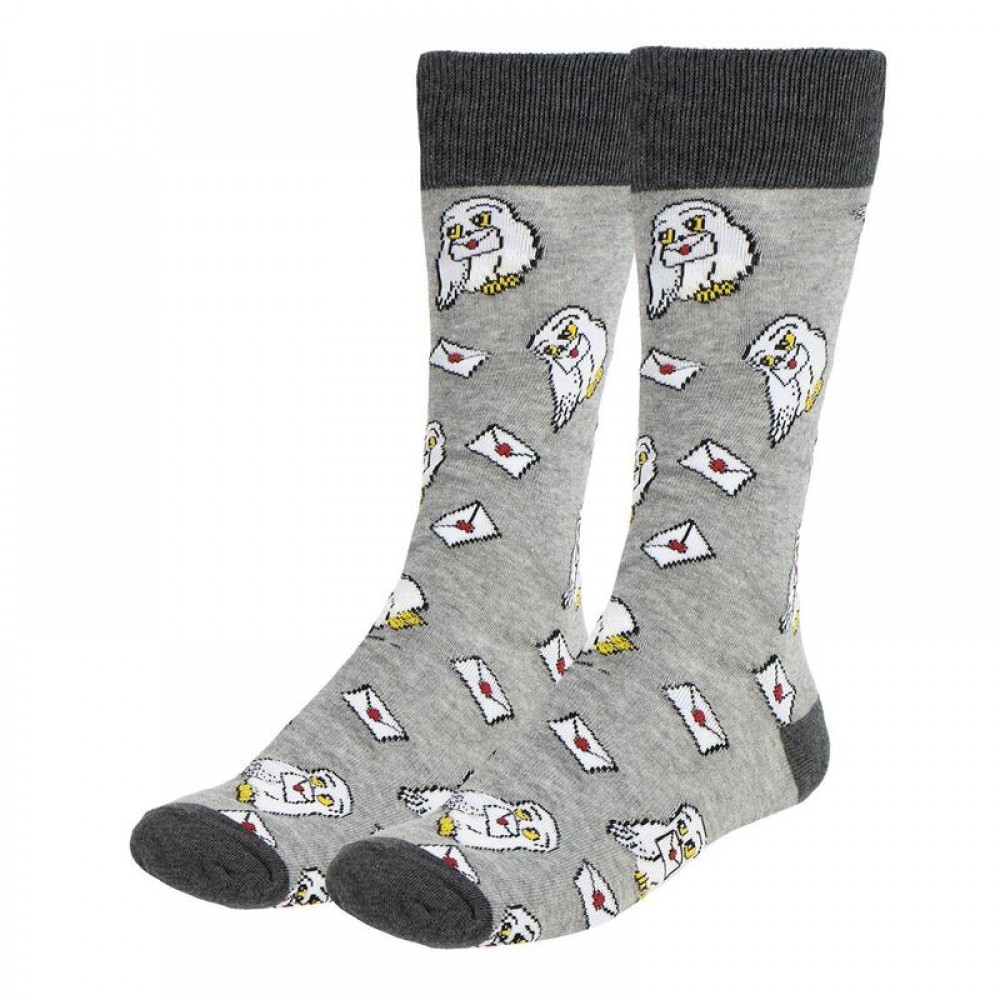 Harry Potter Σετ 3 Ζευγάρια Κάλτσες Ενηλίκων One Size 38/45