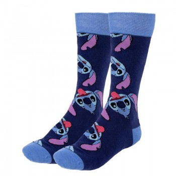 Disney Stitch Κάλτσες Ενηλίκων Σετ 3 τμχ One Size 36-43