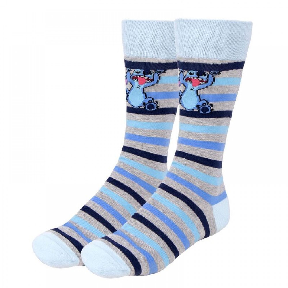 Disney Stitch Κάλτσες Ενηλίκων Σετ 3 τμχ One Size 36-43