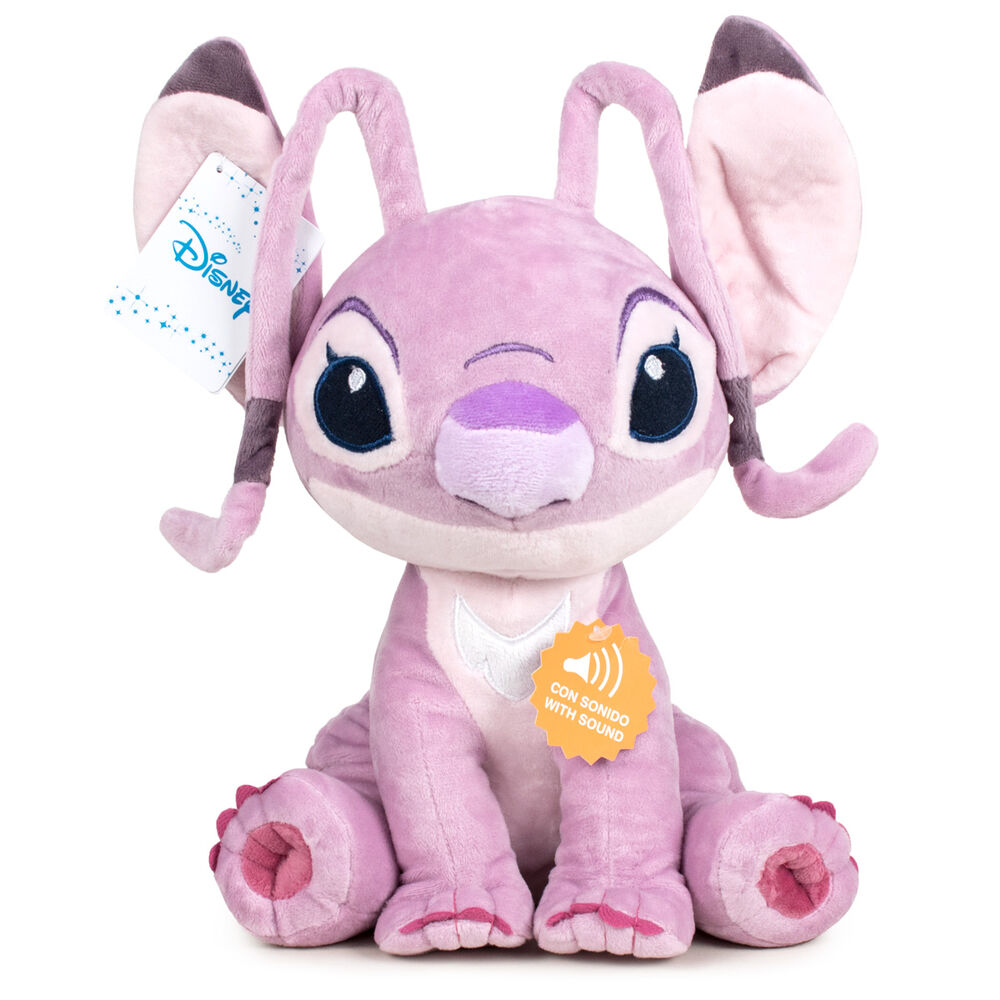 Disney Stitch Angel soft plush toy Λούτρινο Με 'Ηχο Stitch 20CM