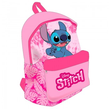 Disney Stitch backpack Ροζ 40cm