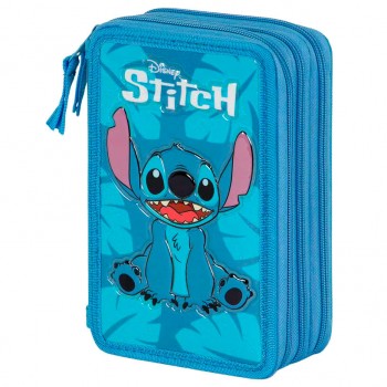 Disney Stitch Sit Κασετίνα Γεμάτη με 3 Θήκες