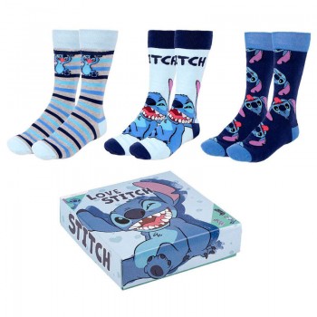 Disney Stitch Σετ 3 ζευγάρια κάλτσες Ενηλίκων 40/46