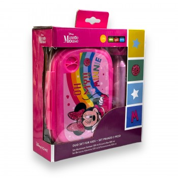 Lunch set Disney Minnie Mouse Με Φαγητοδοχείο 800 ML - Παγού