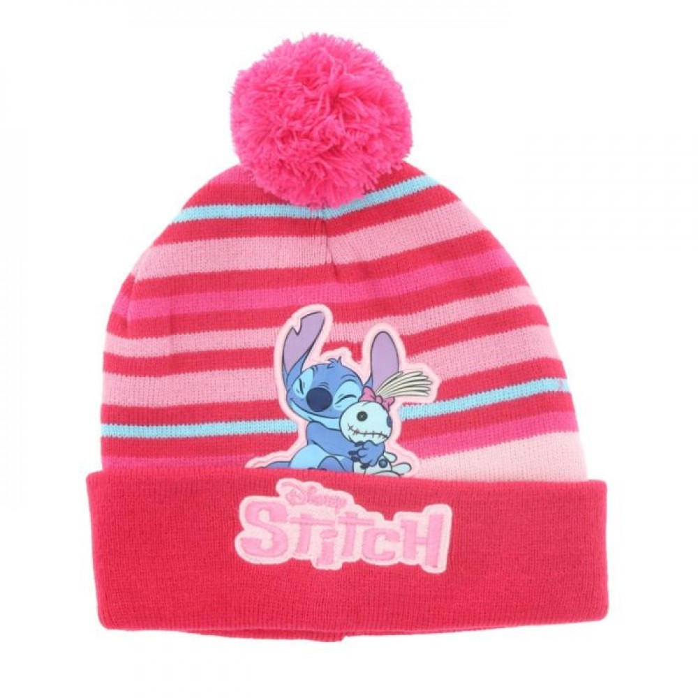 Disney Lilo & Stitch Παιδικό Σκουφάκι με Pompom (Τυχαία Επιλογή)