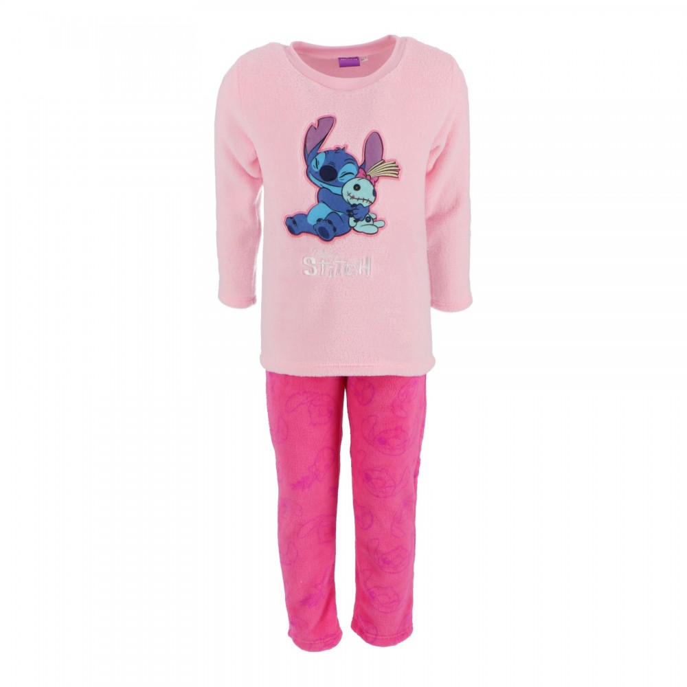Disney Lilo & Stitch Coral-Fleece Παιδικές Πυτζάμες