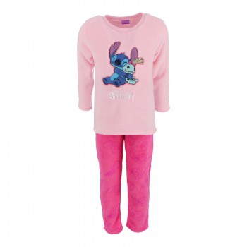 Disney Lilo & Stitch Coral-Fleece Παιδικές Πυτζάμες