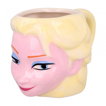 Elsa Ceramic Dolomite 3D Head Mug Gift Box  