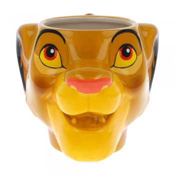 Simba Head Ceramic Dolomite 3d Mug