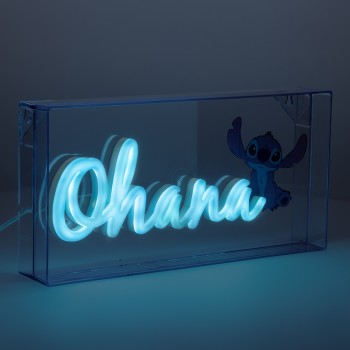 Lilo & Stitch Ohana LED Neon Light