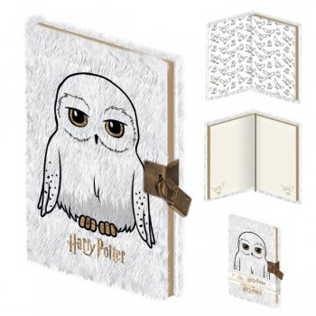 Harry Potter (Hedwig) A5 Lockable Notebook (Plush)