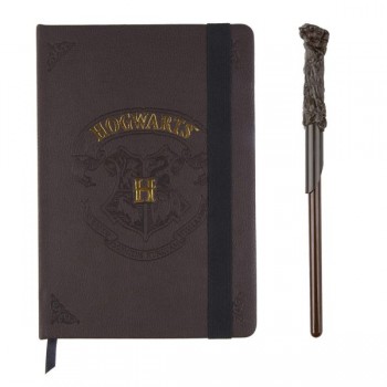 Harry Potter Stationery Set Notebook and Wand Pen Hogwarts