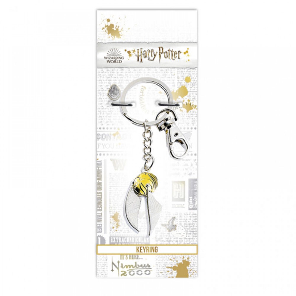 Harry Potter Golden Snitch Μεταλλικό Μπρελόκ