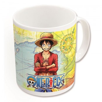 Κούπα One Piece Colour changing Monkey D. Luffy - Map 325 ml