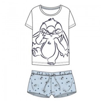 Disney Stitch White Πυτζάμες Ενηλίκων